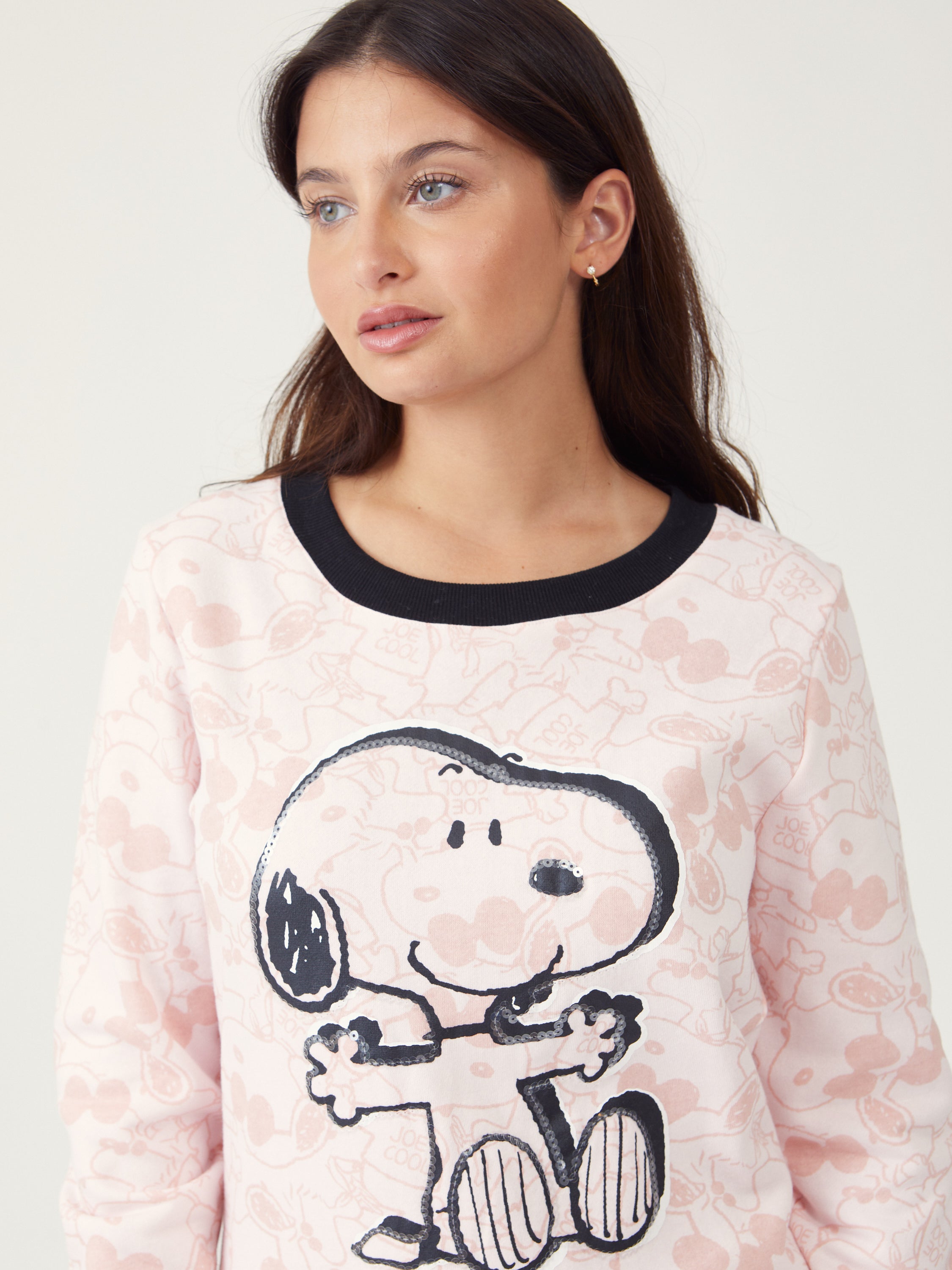 פיג'מת פוטר סנופי - ורוד מעושן