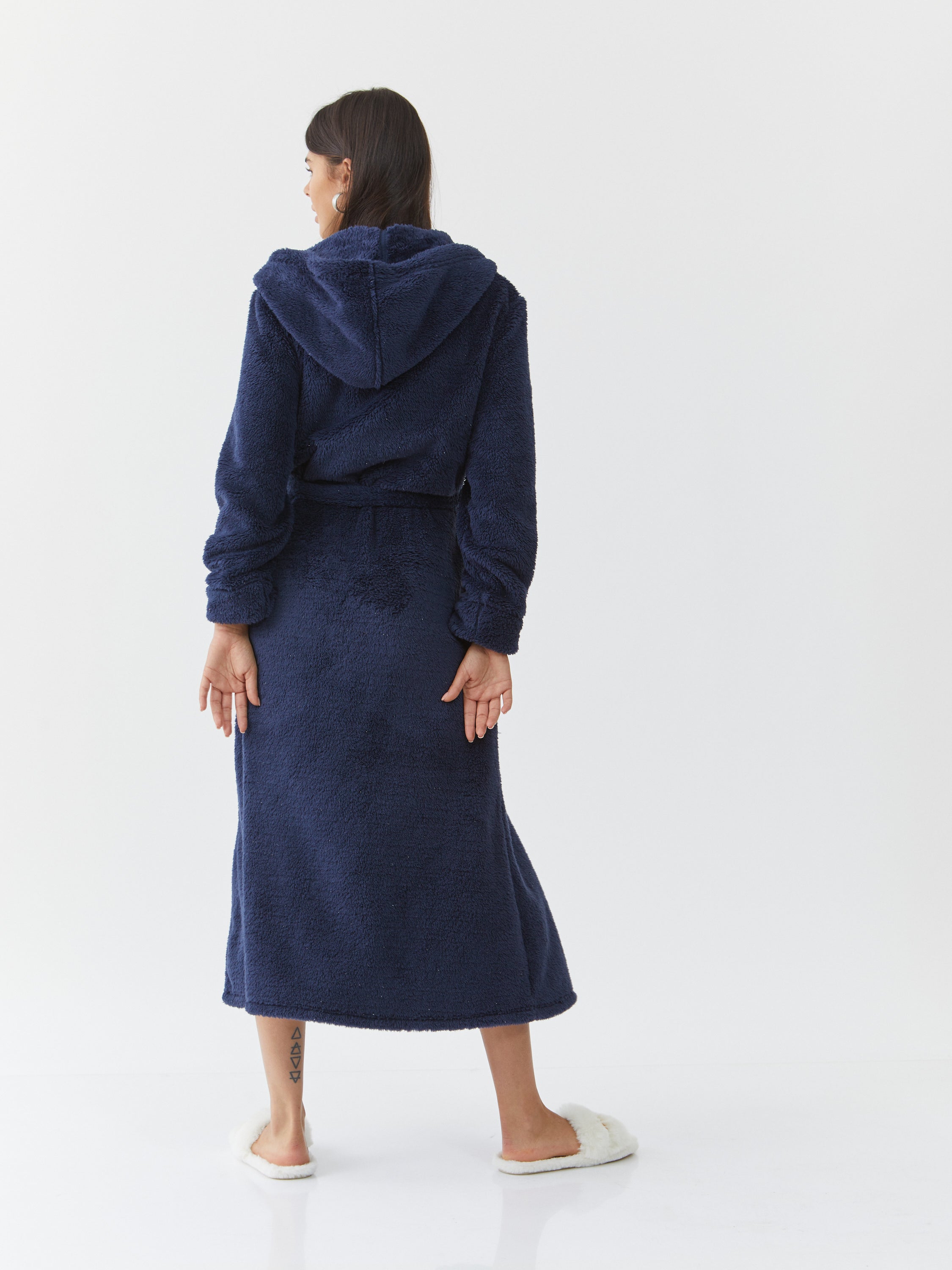 חלוק פלאפי - כחול