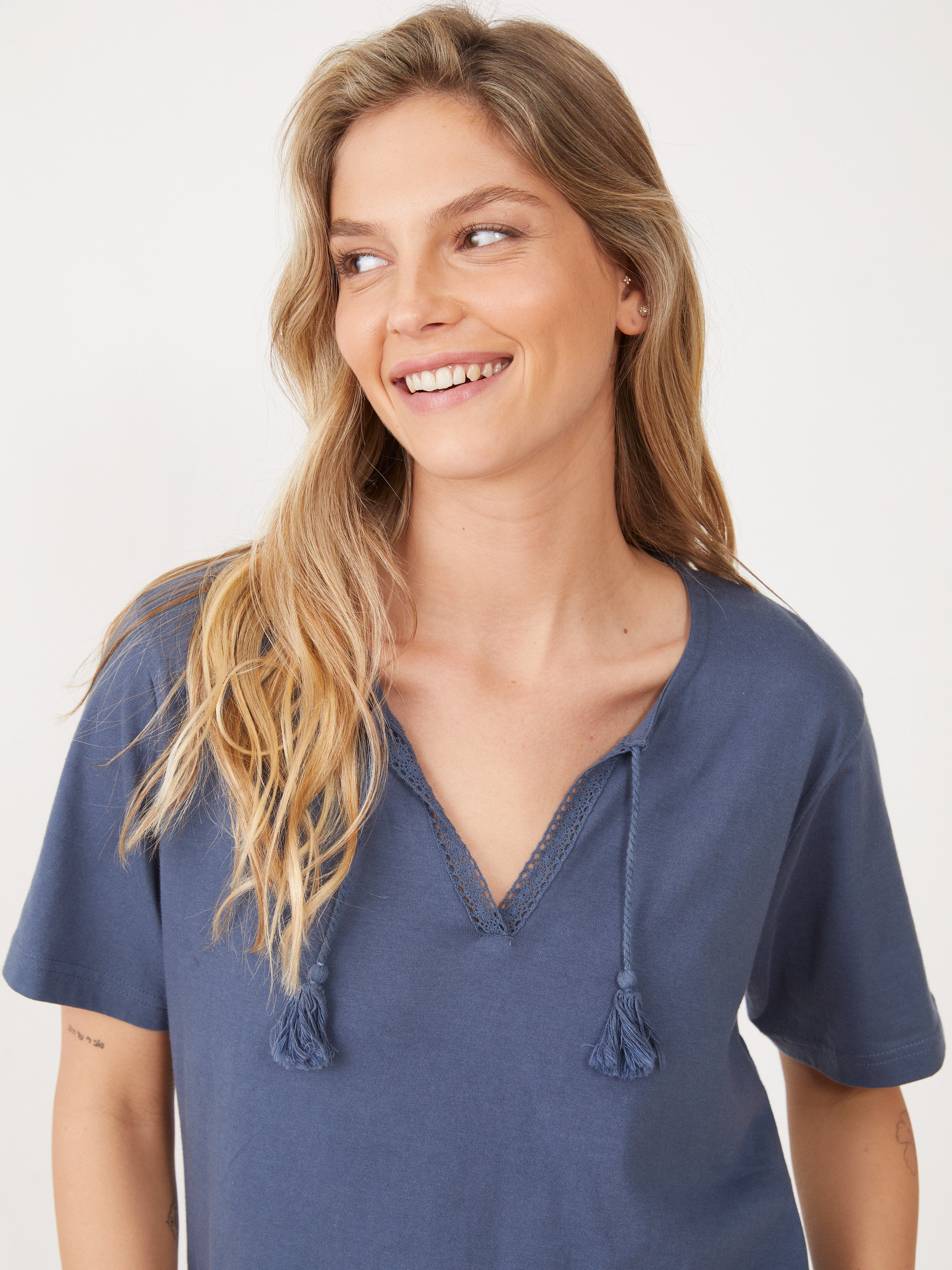 טהבד פיגמה מכנס 3/4-פרחים - לבן משולב