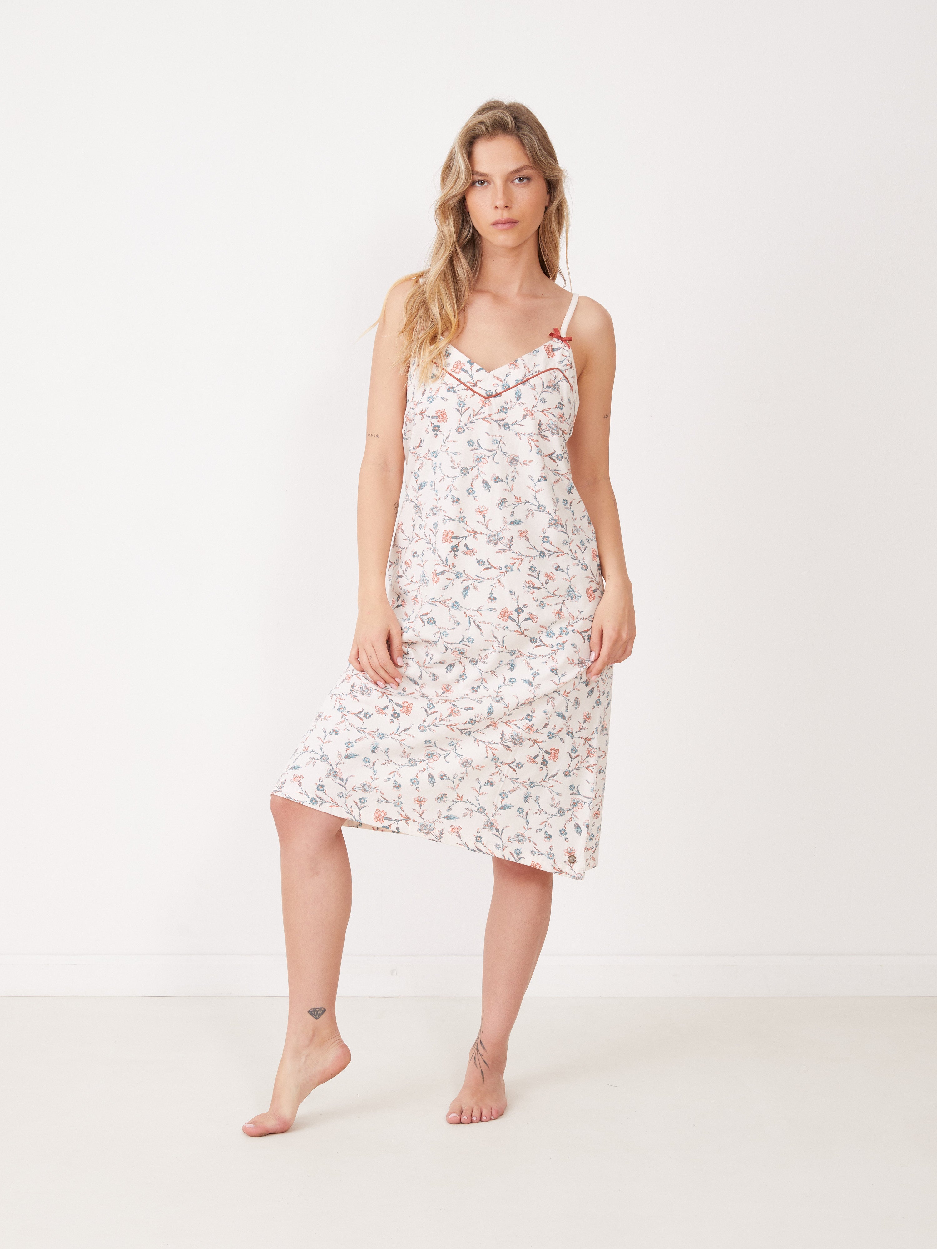 כותונת גופיה טהבד- אקזוטי - שמנת