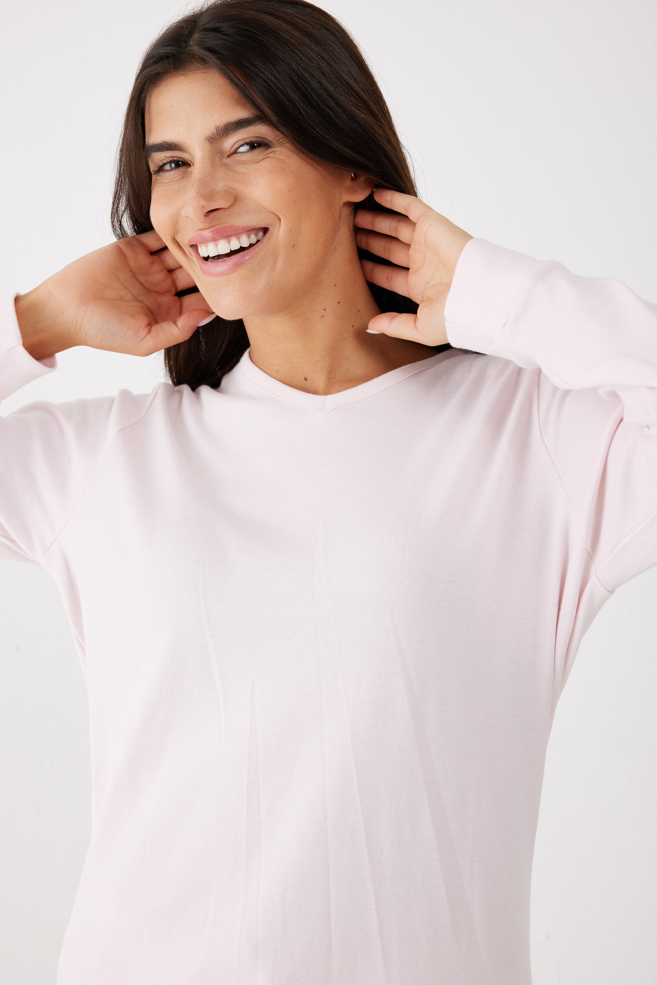 פיג'מה כותנה ורוד