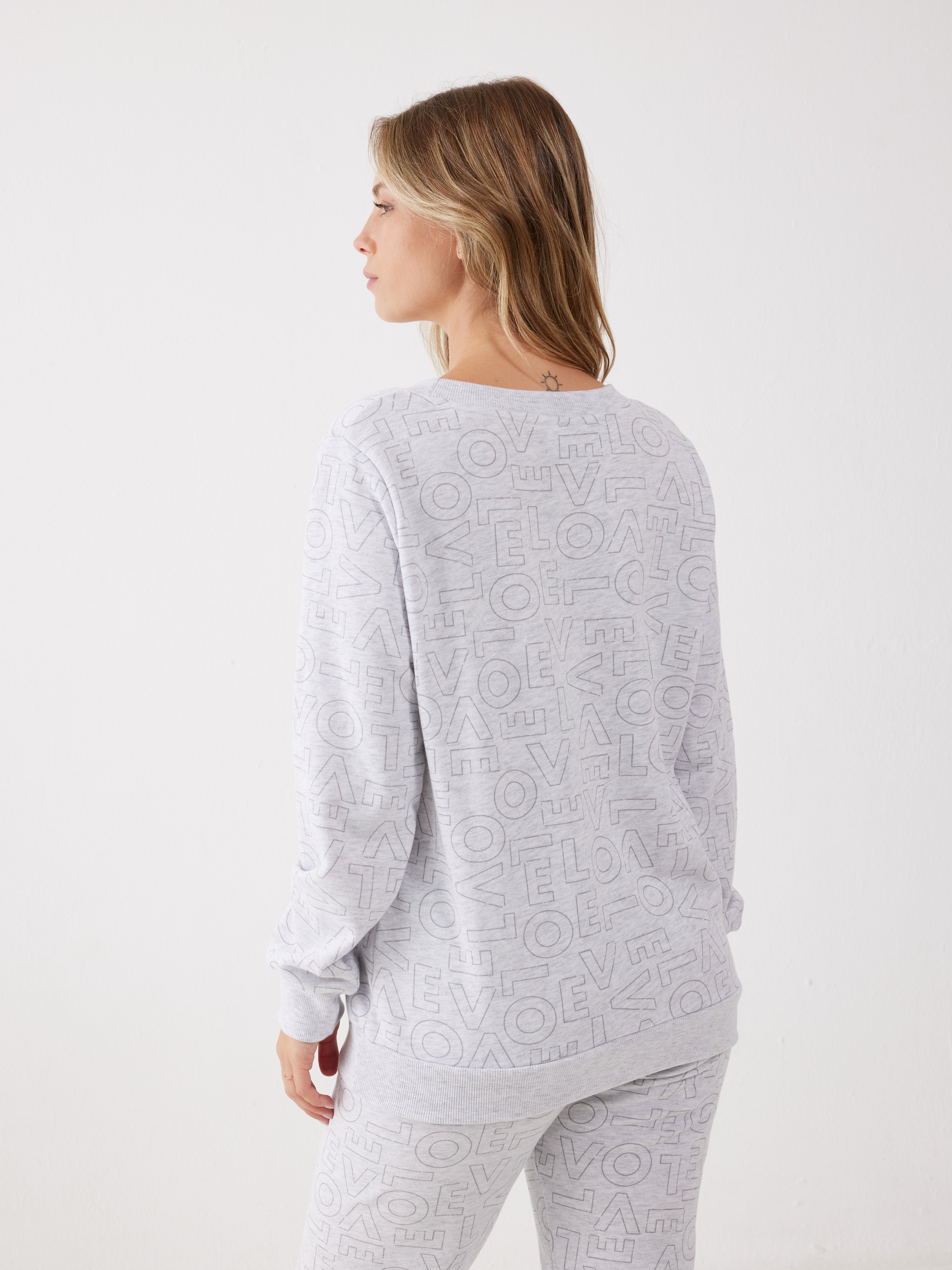 פיג'מה סנופי פוטר - אפור מלאנז