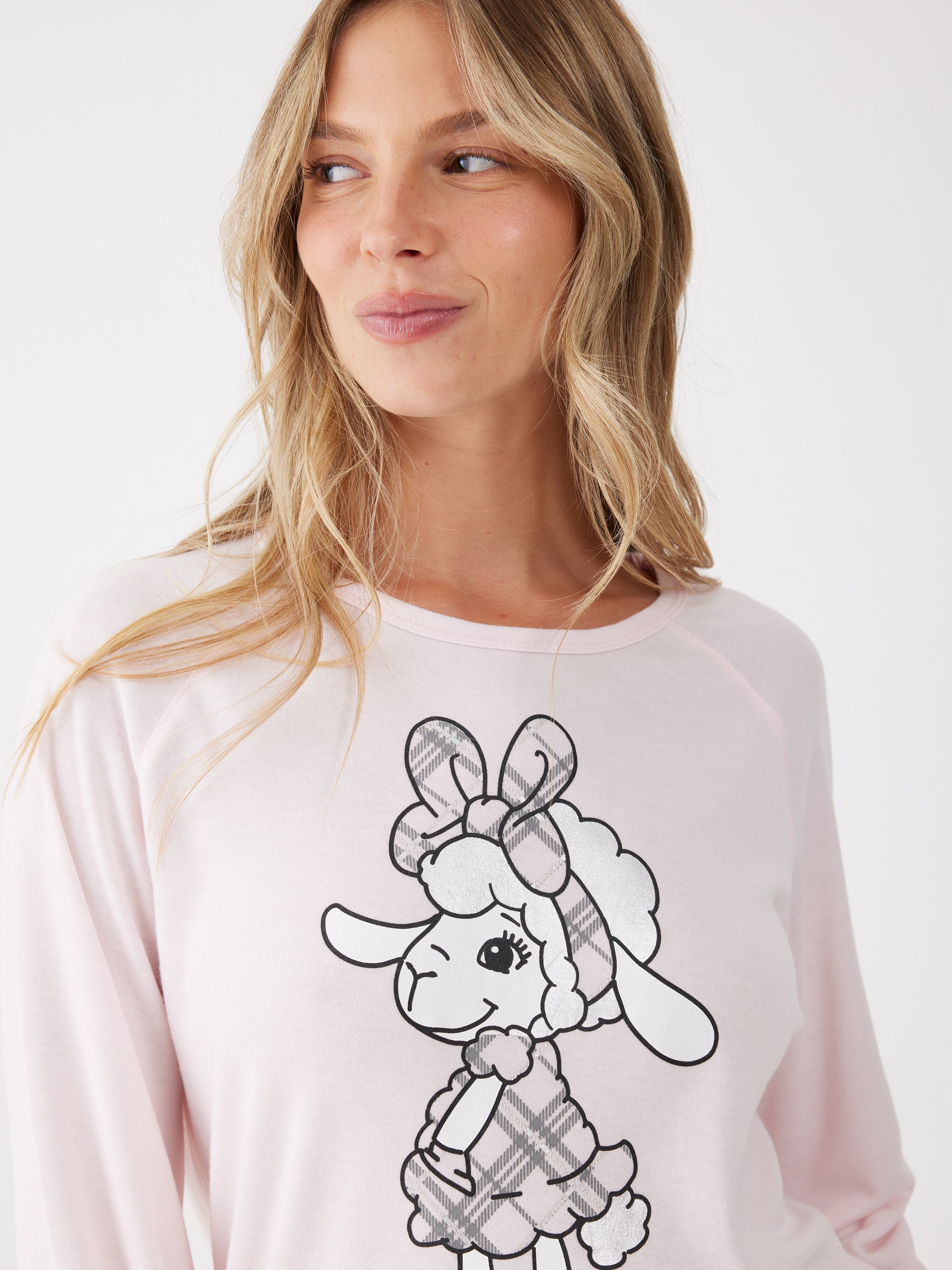 פיג'מה אינטרלוק My Pipa - ורוד