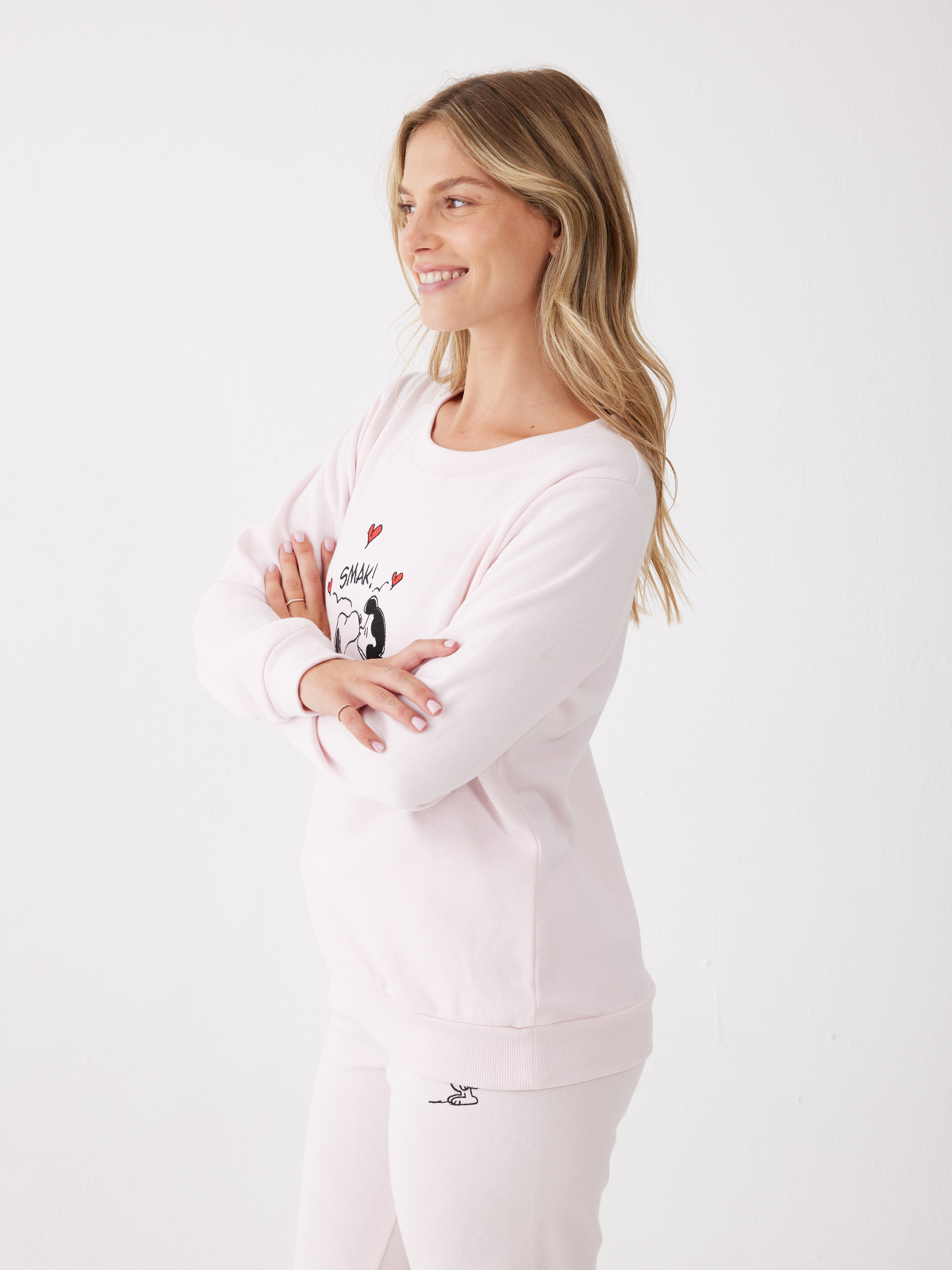 פיג'מת סנופי פוטר -ורוד