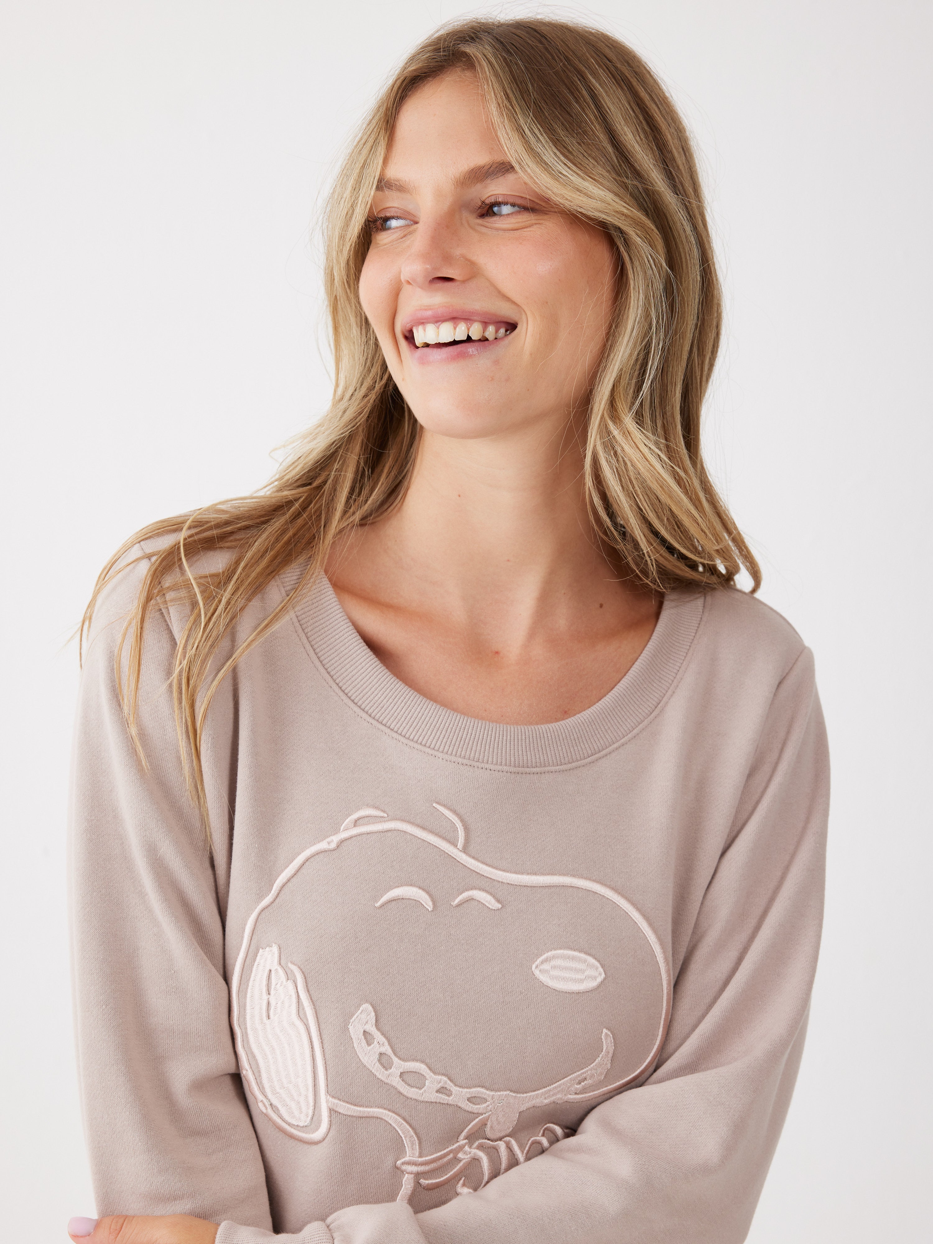 פיג'מת סנופי פוטר - צבע חול