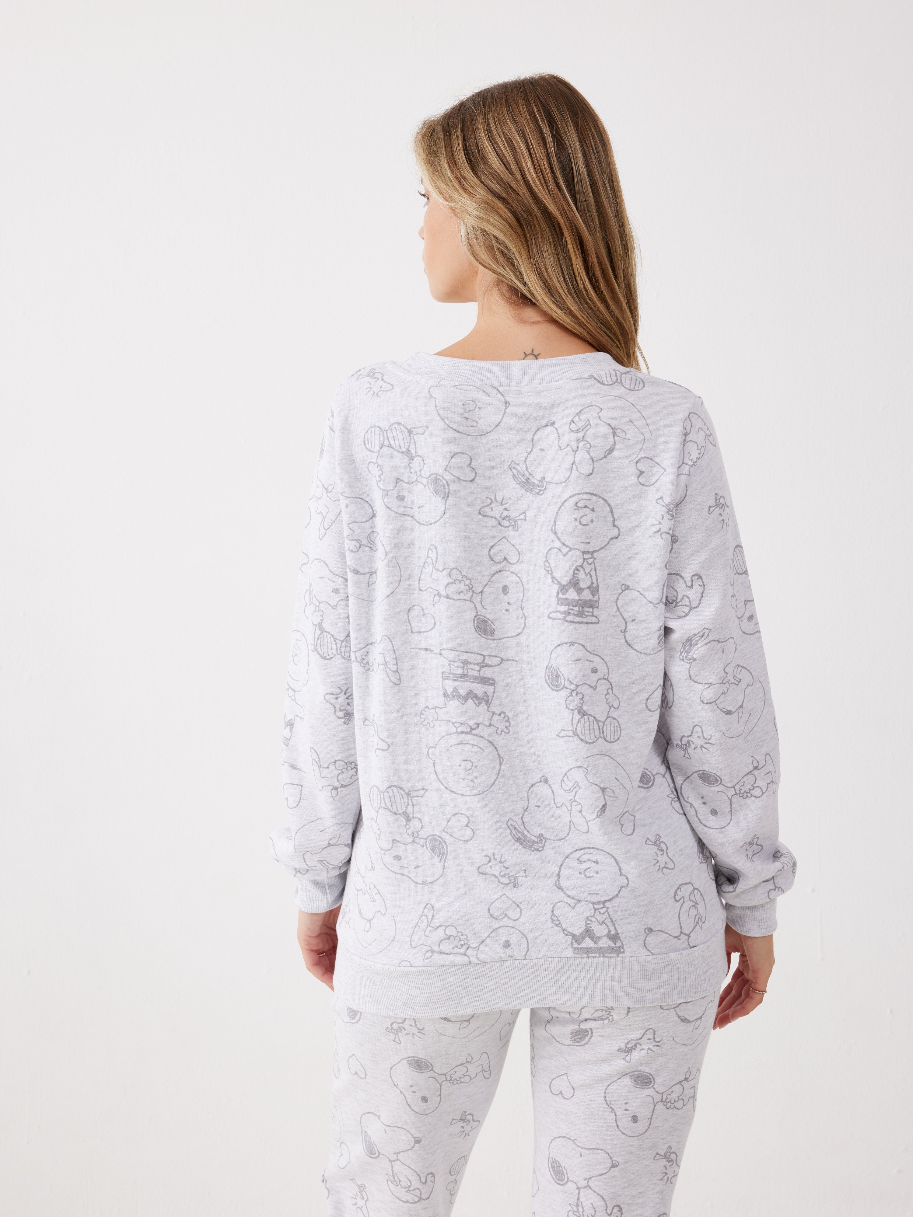 פיג'מת סנופי פוטר - אפור מלאנז