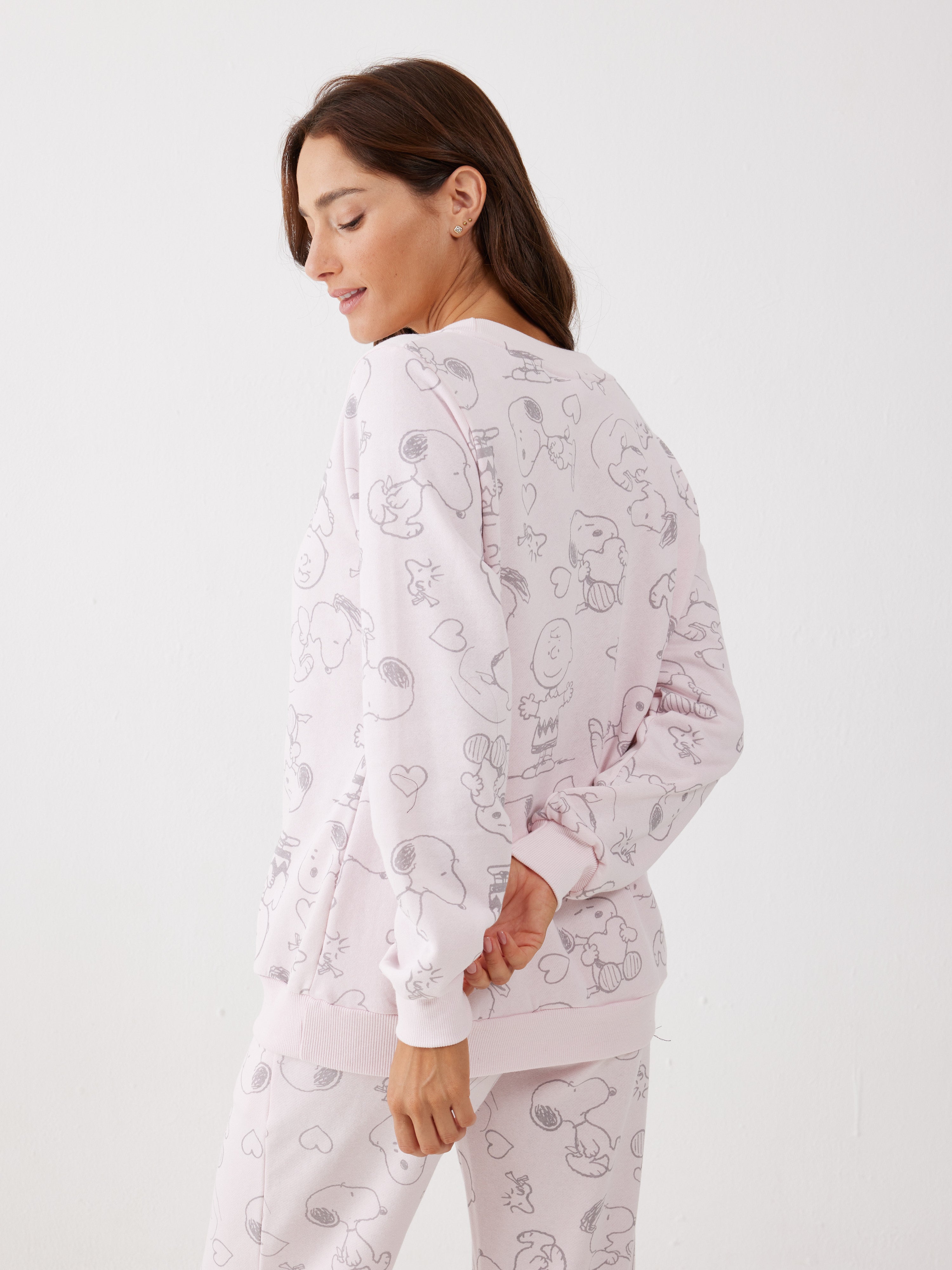 פיג'מת סנופי פוטר - ורוד