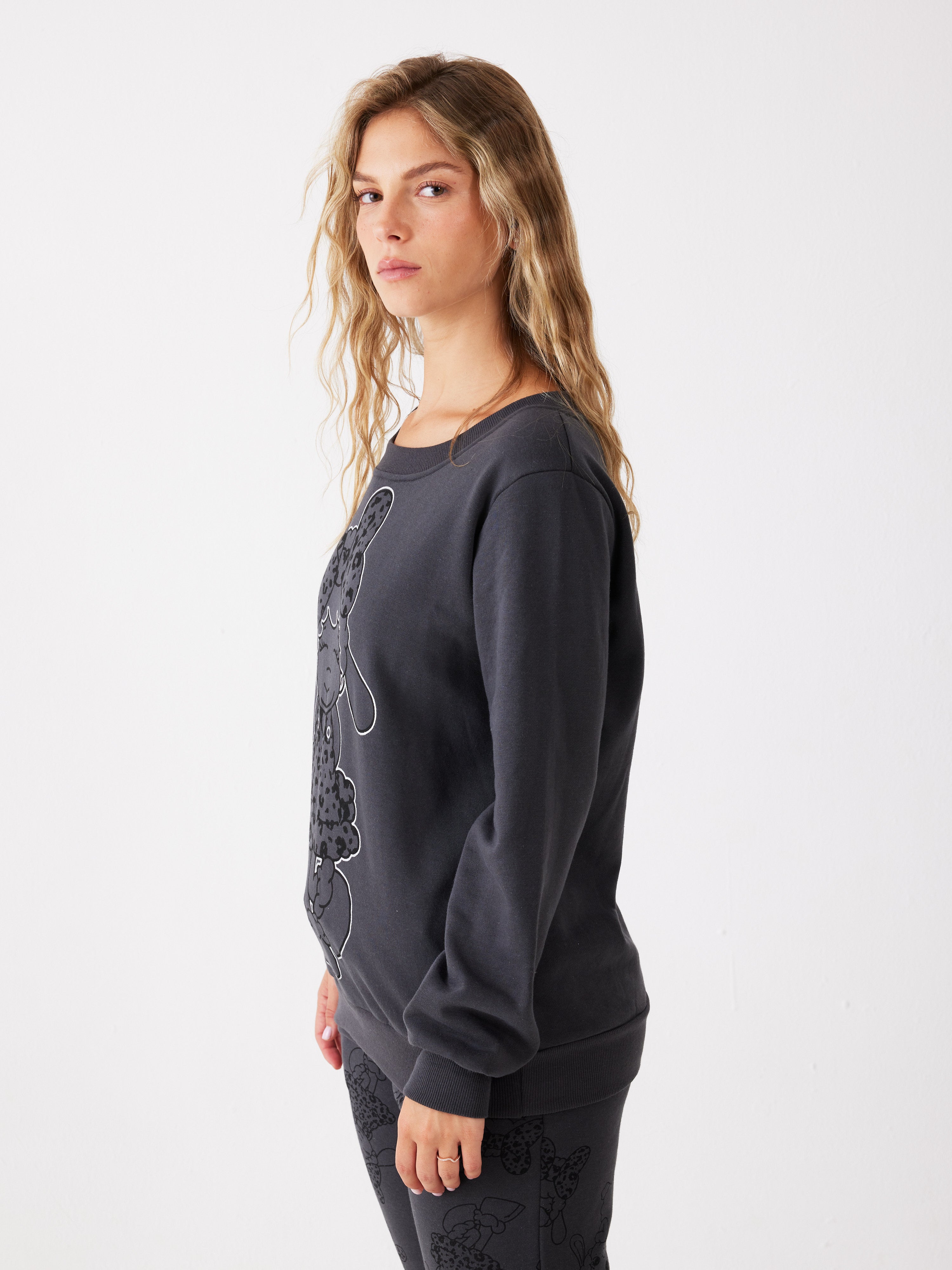 פיג'מת פיפה פוטר - אפור כהה