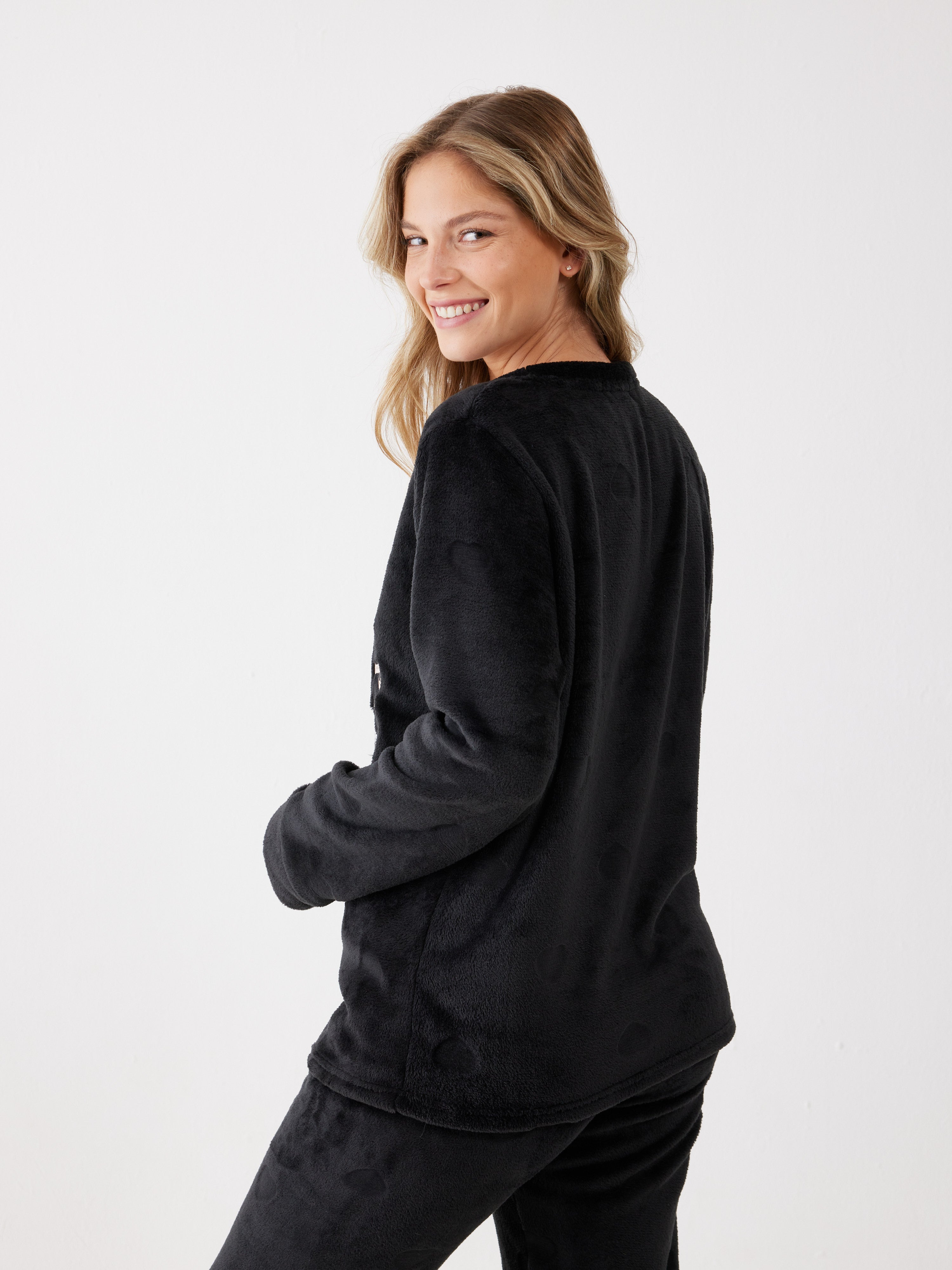 פיג'מה פיפה פלאפי - שחור