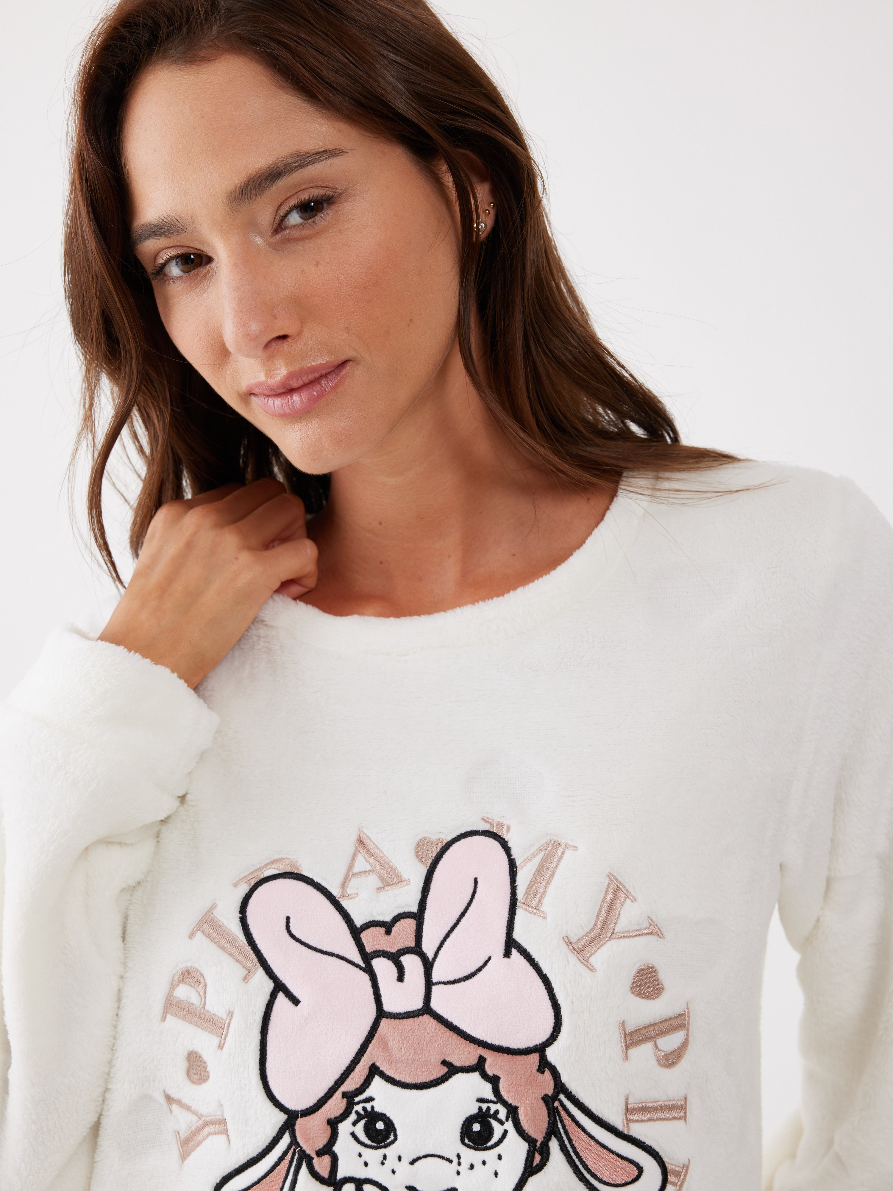 פיג'מה פיפה פלאפי - שמנת