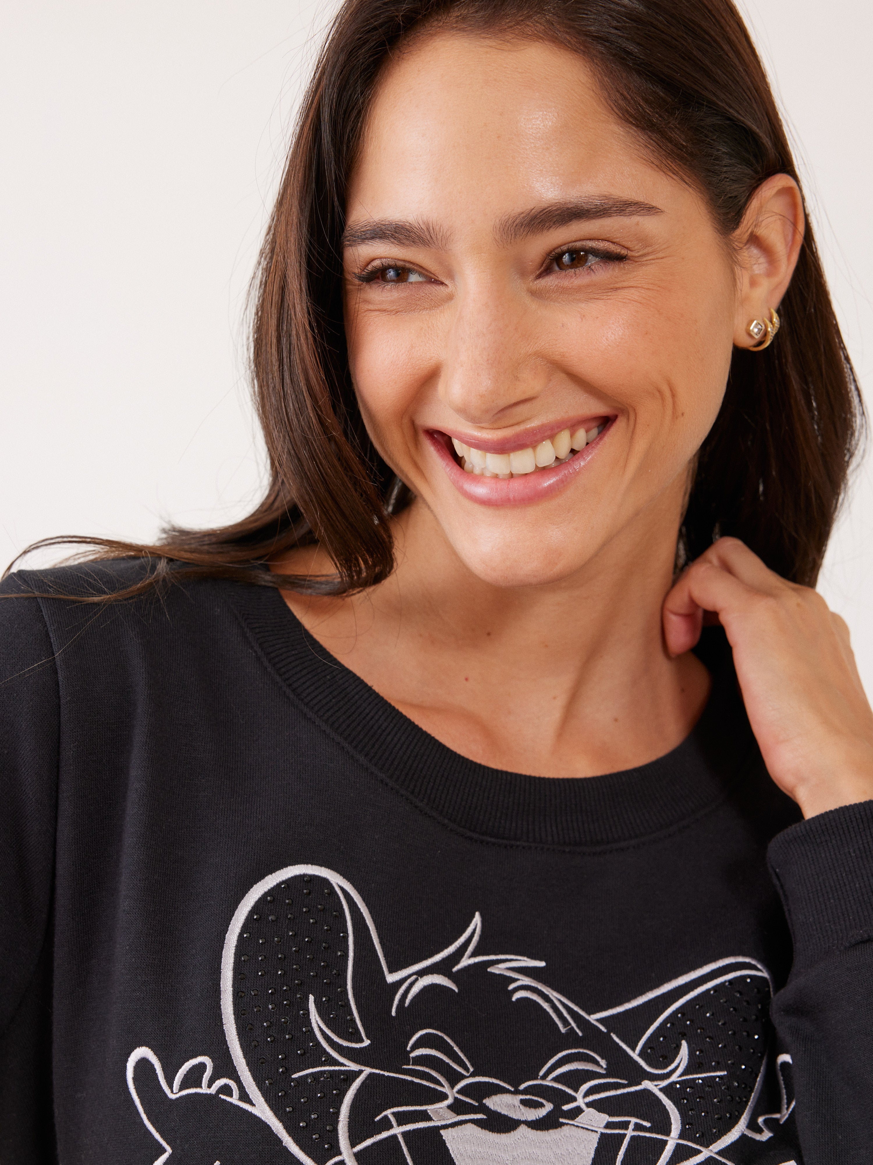 פיג'מה פוטר TOM&JERRY - שחור