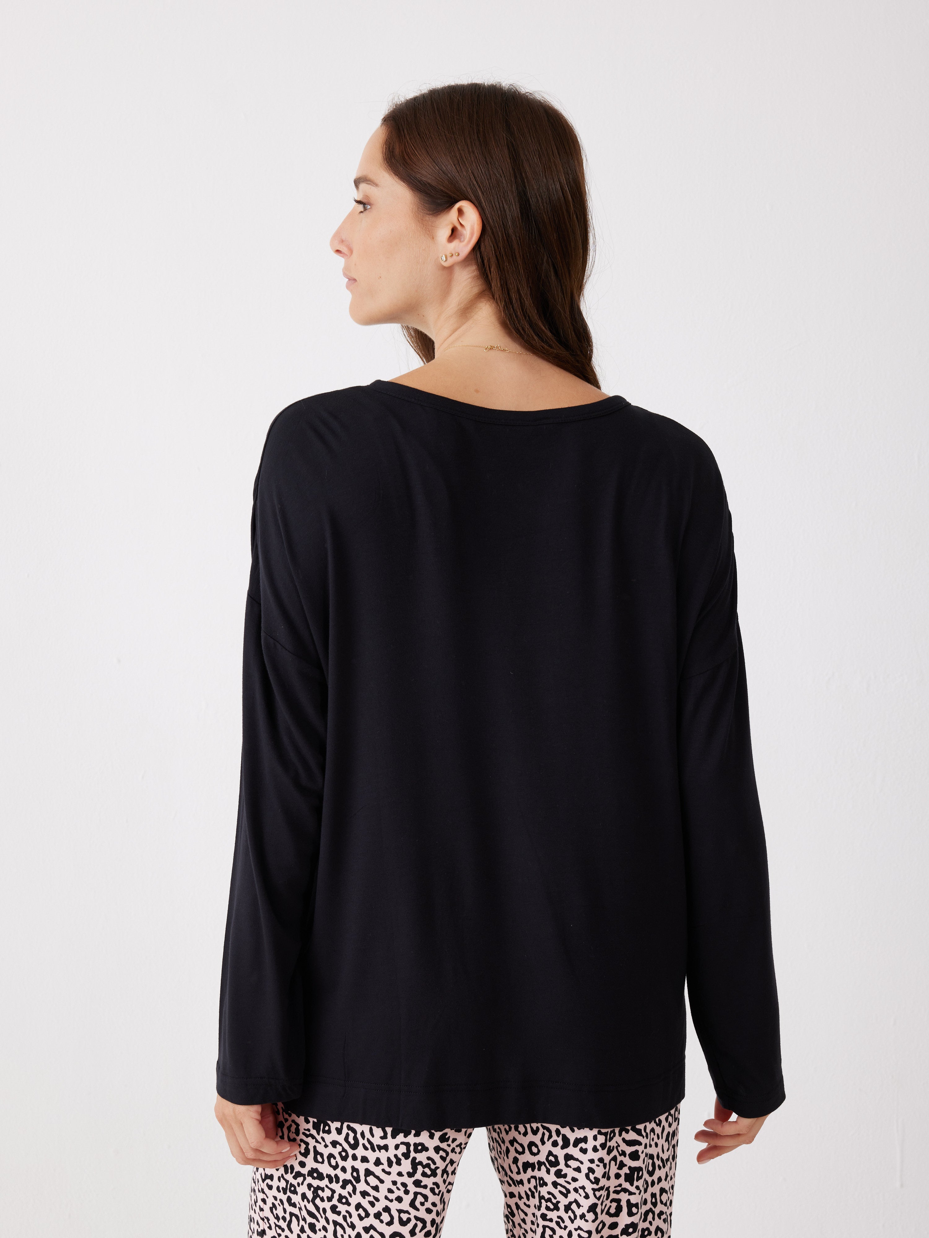 פיג'מה מנומרת ויסקוזה - ורוד