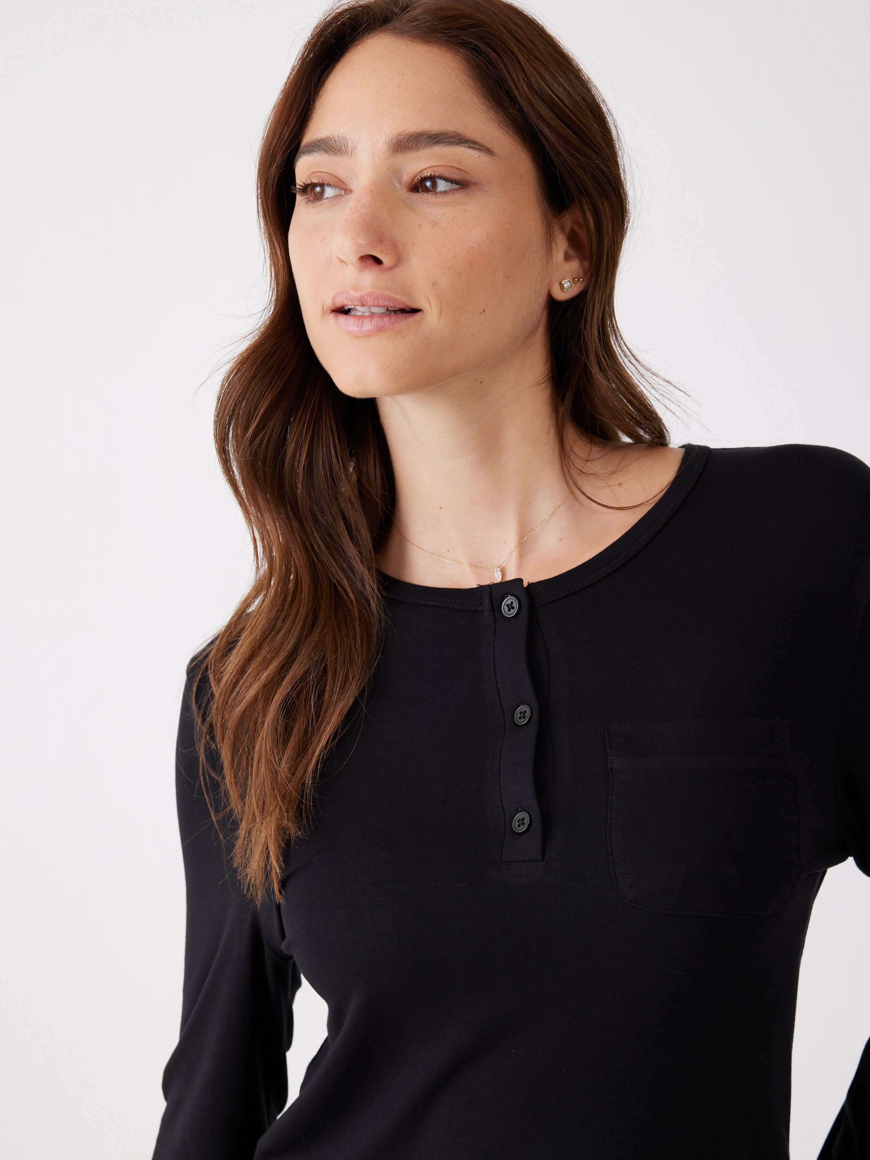 פיג'מה פייזלי ויסקוזה - שחור