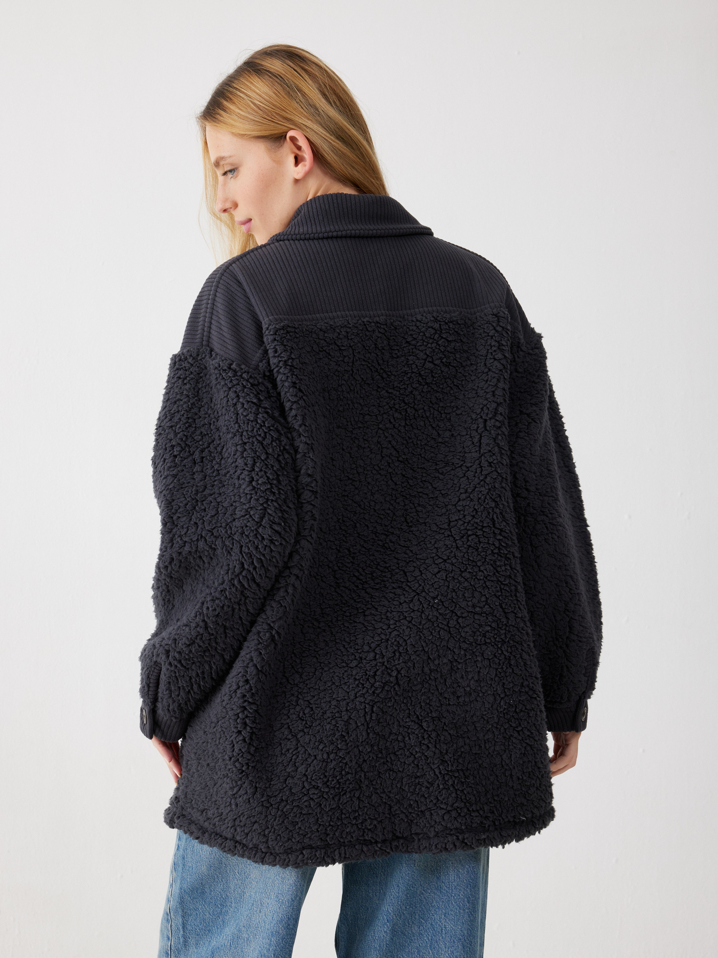 ג'קט פלאפי - אפור כהה