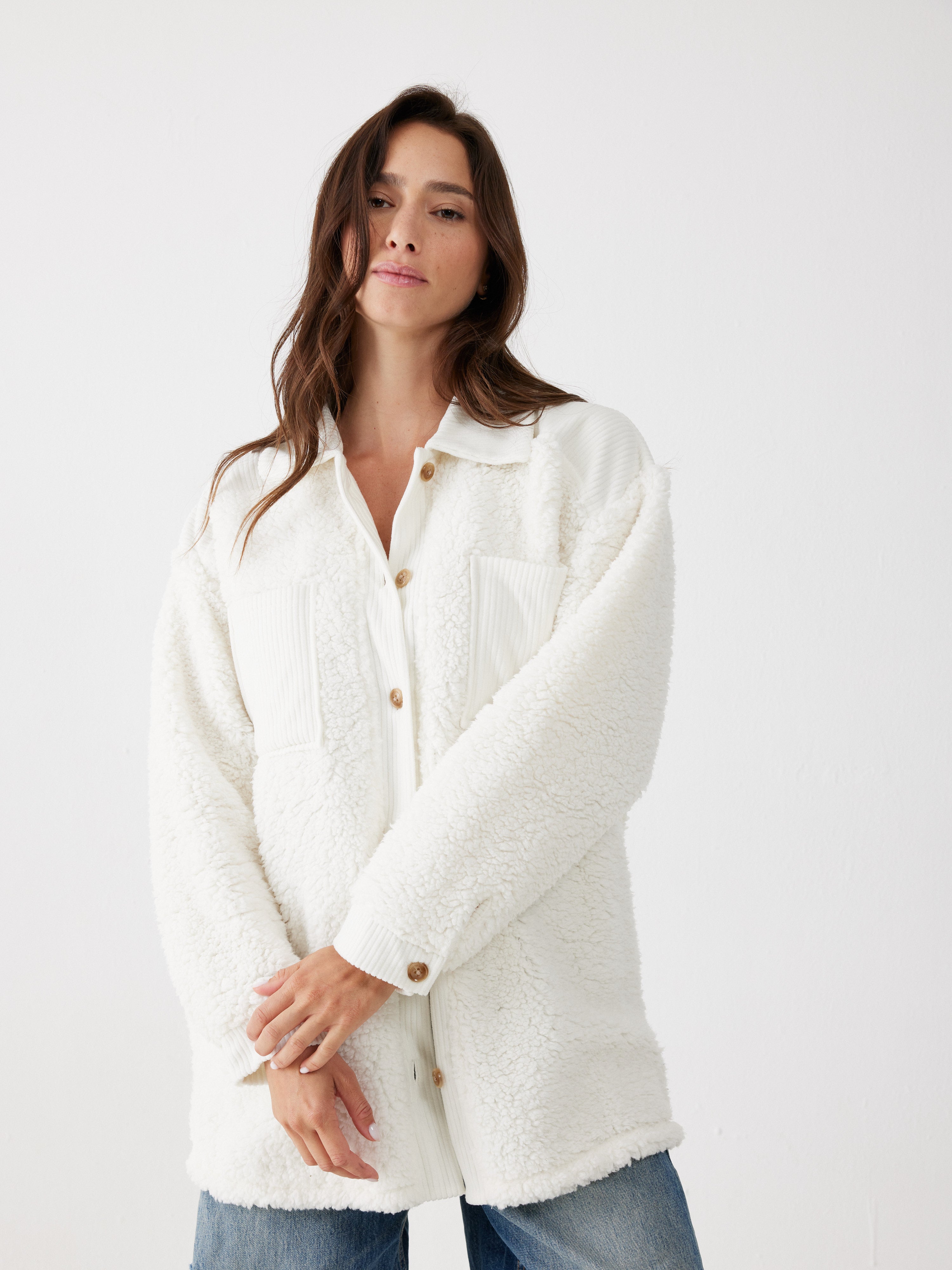 ג'קט פלאפי - שמנת