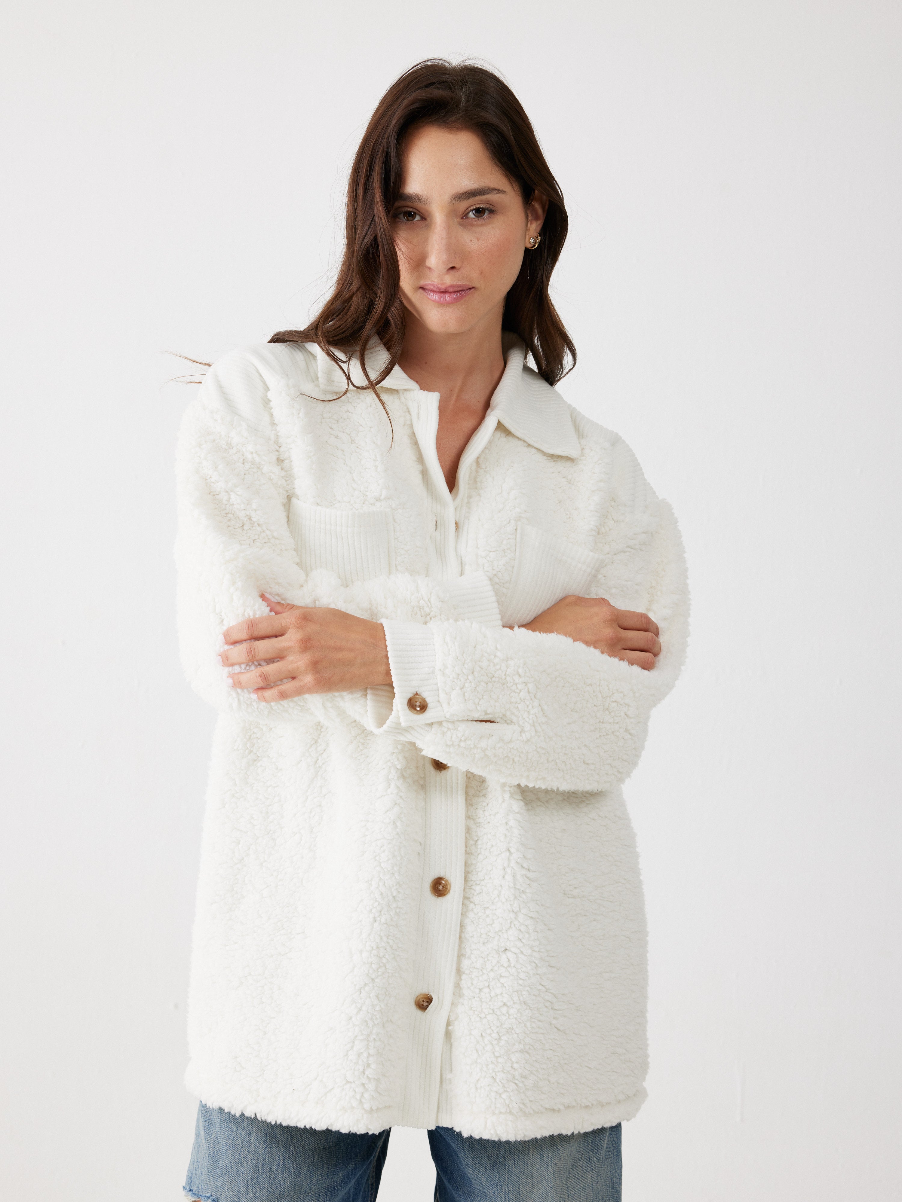 ג'קט פלאפי - שמנת