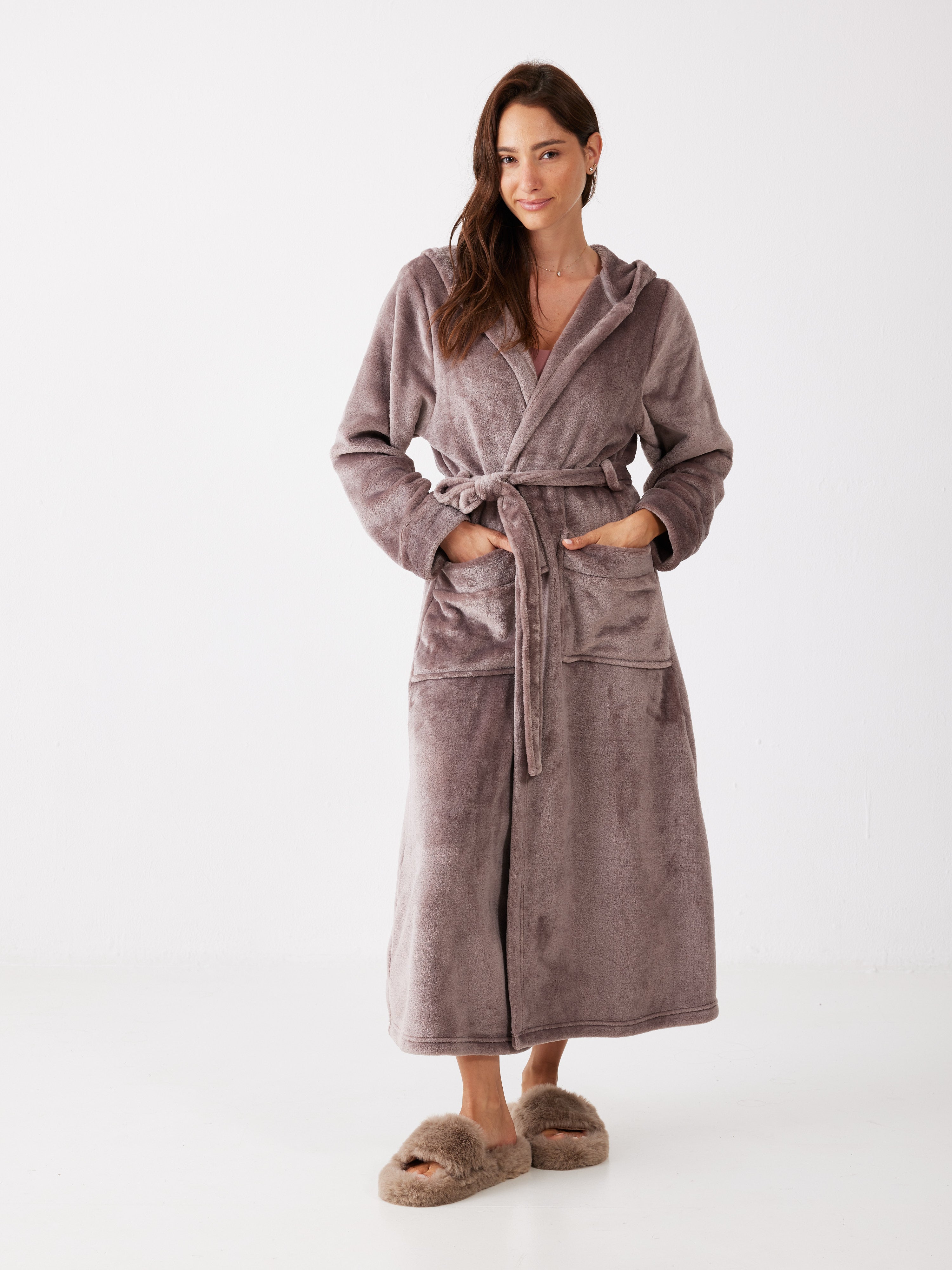 חלוק קפוצ'ון פלאפי - קפה