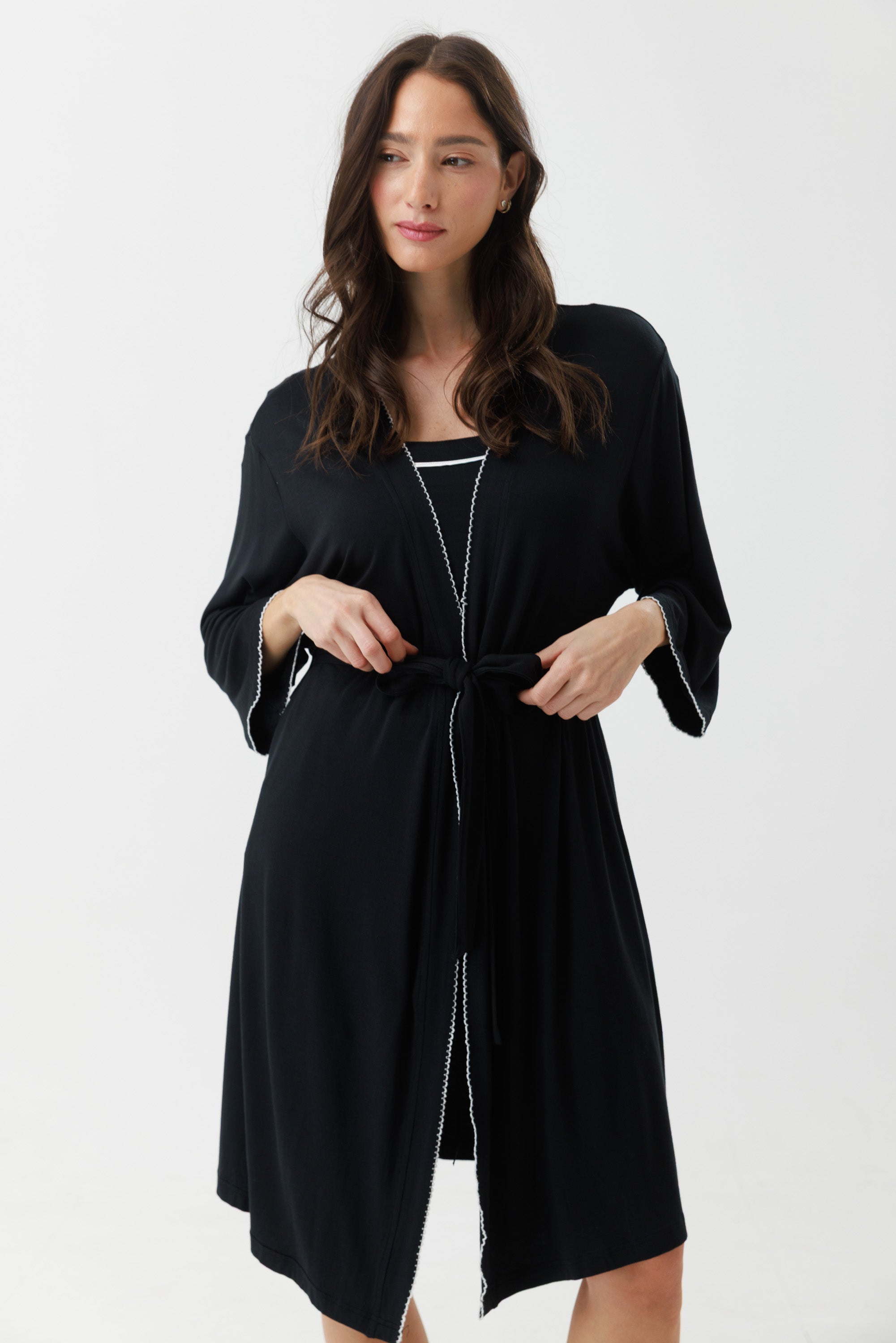 חלוק ויסקוזה - שחור