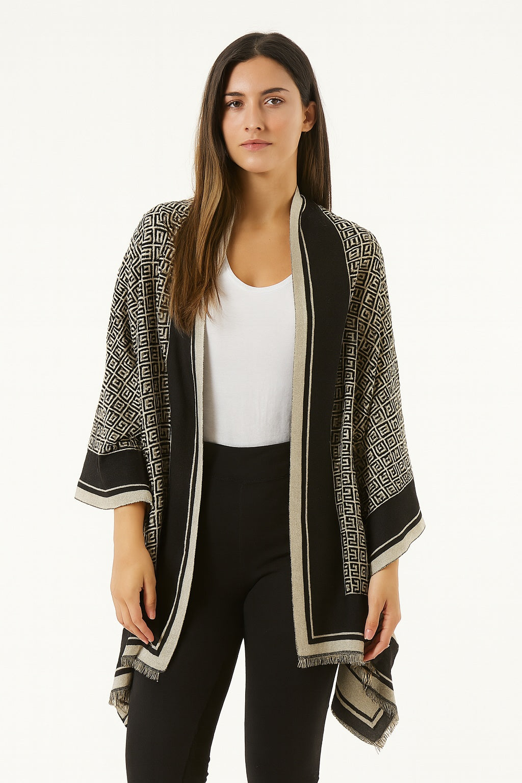 צעיף G חורפי - שחור