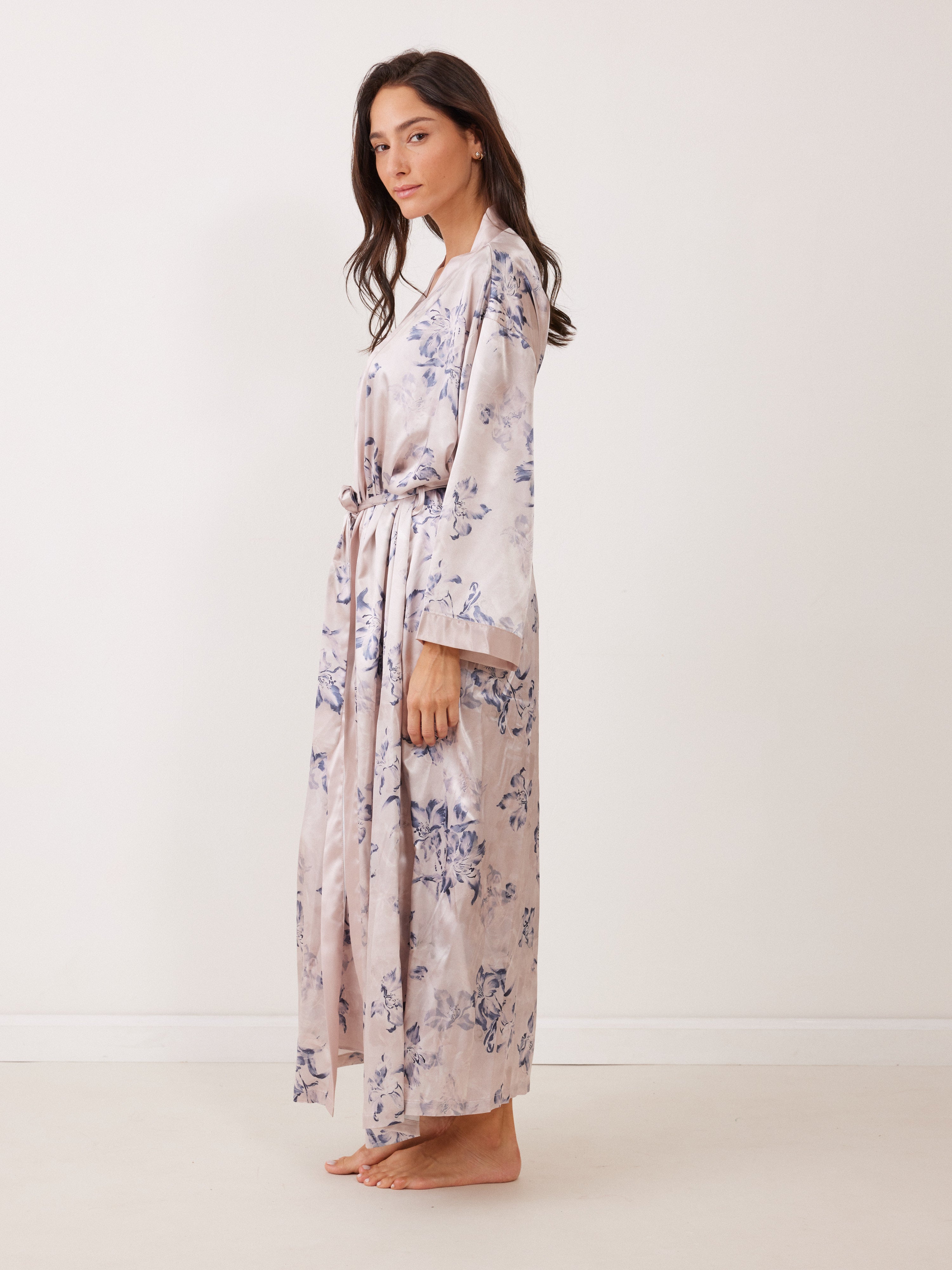 חלוק מקסי מודפס - ניוד