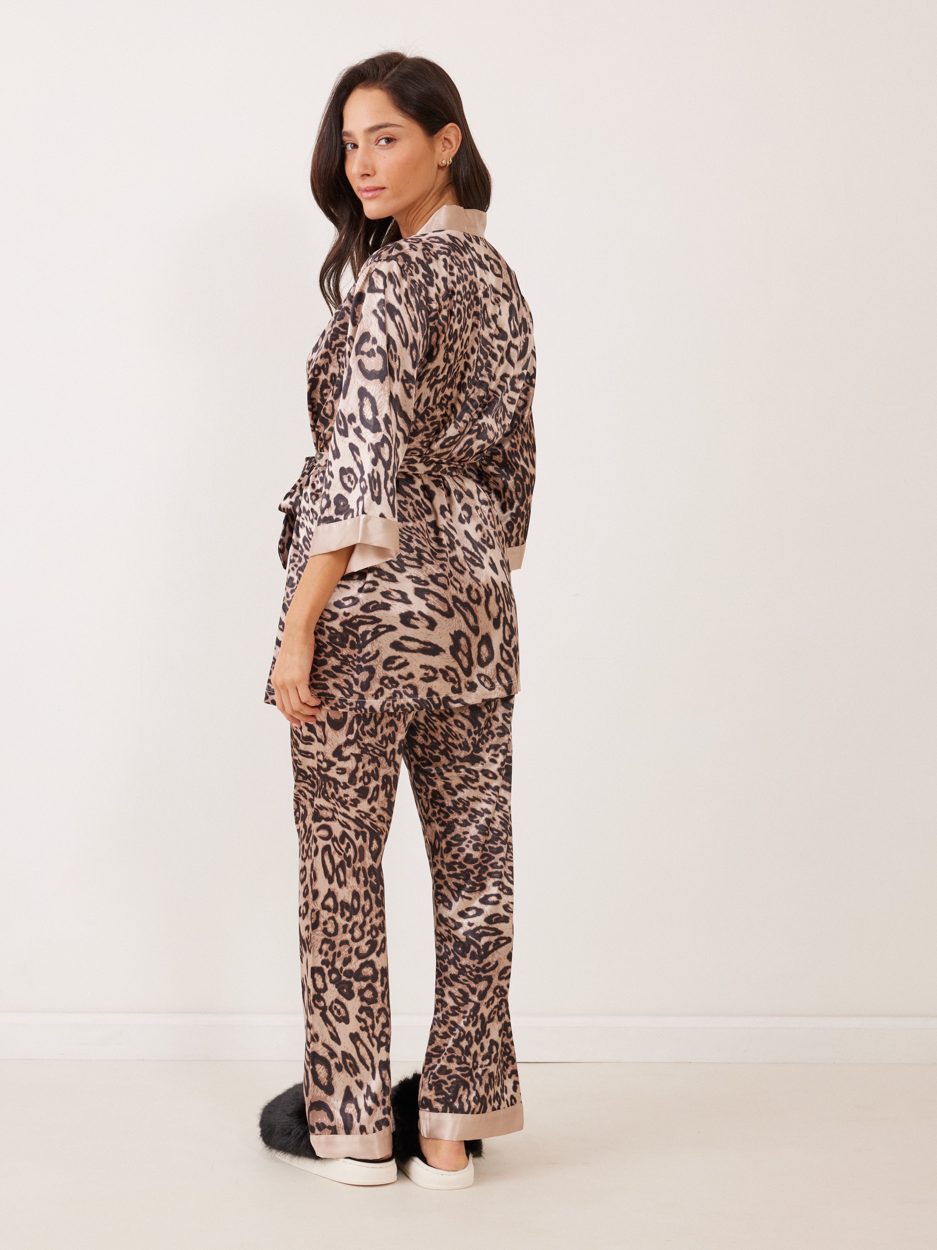 חליפת קימנו 3 חלקים מודפס - מנומר