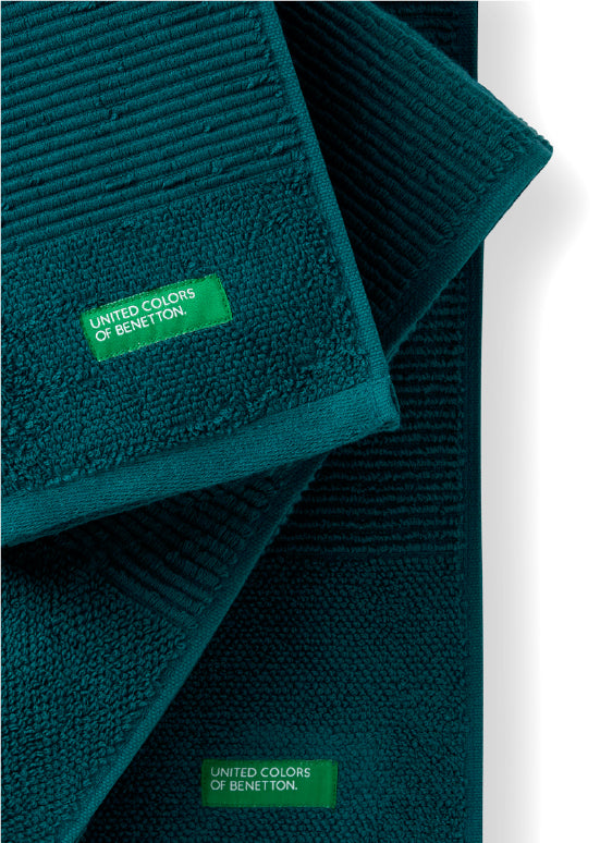Benetton RIBS, מגבות גוף כותנה פרימיום - ירוק