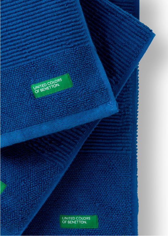 Benetton RIBS, מגבות גוף כותנה פרימיום - כחול