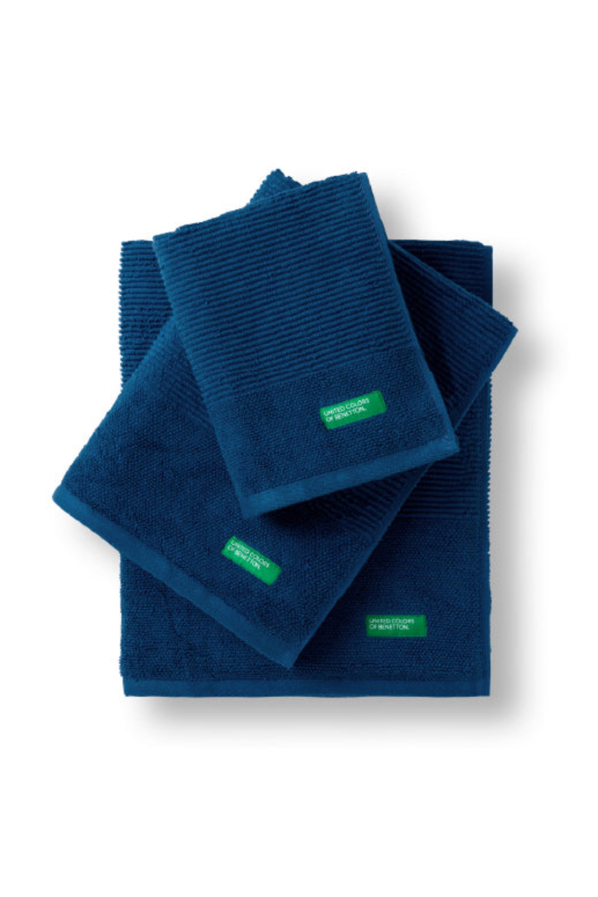Benetton RIBS, מגבות פנים כותנה פרימיום - פטרול
