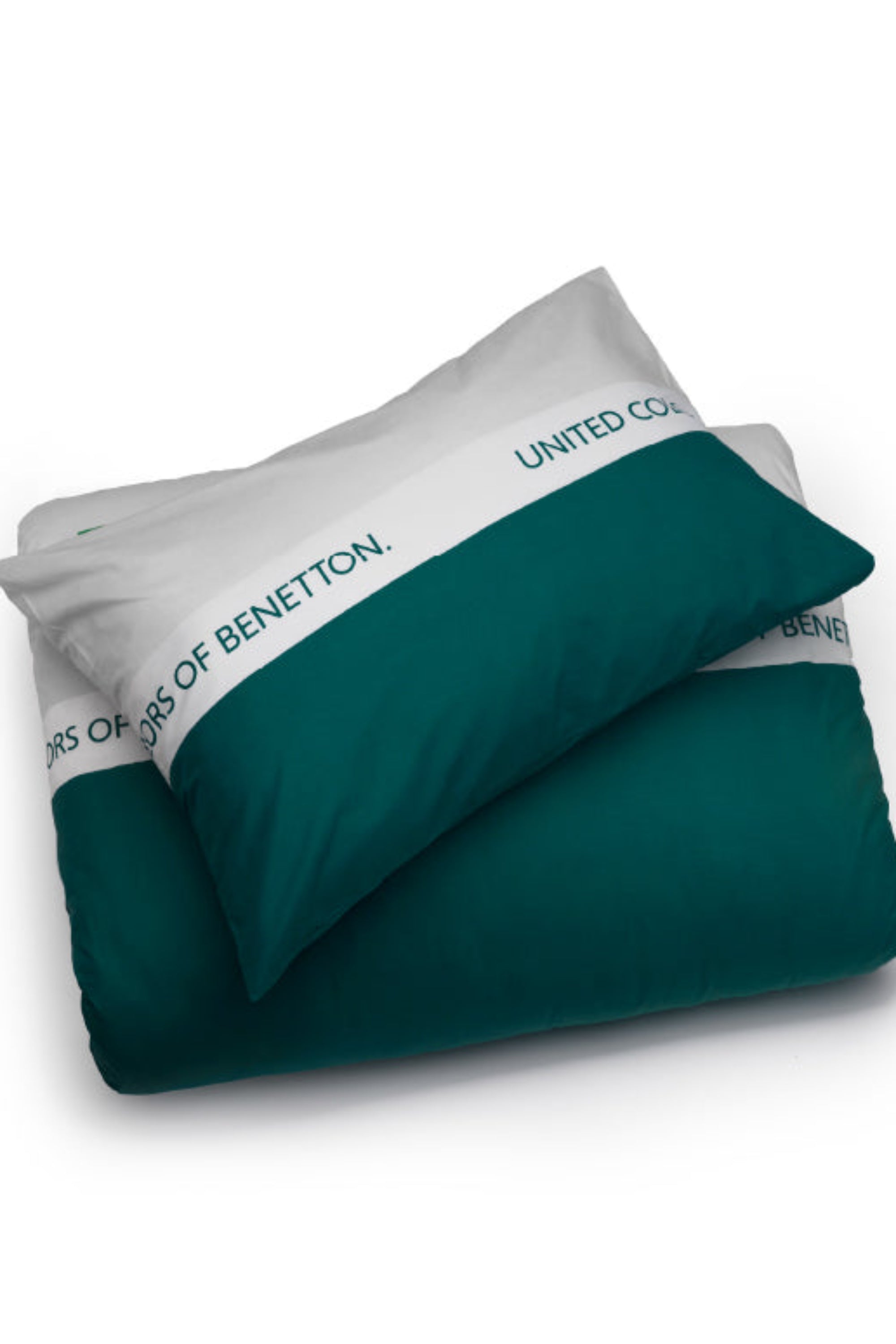 Exclusive Benetton , מצעים דו-צדדיים -ירוק/אפור