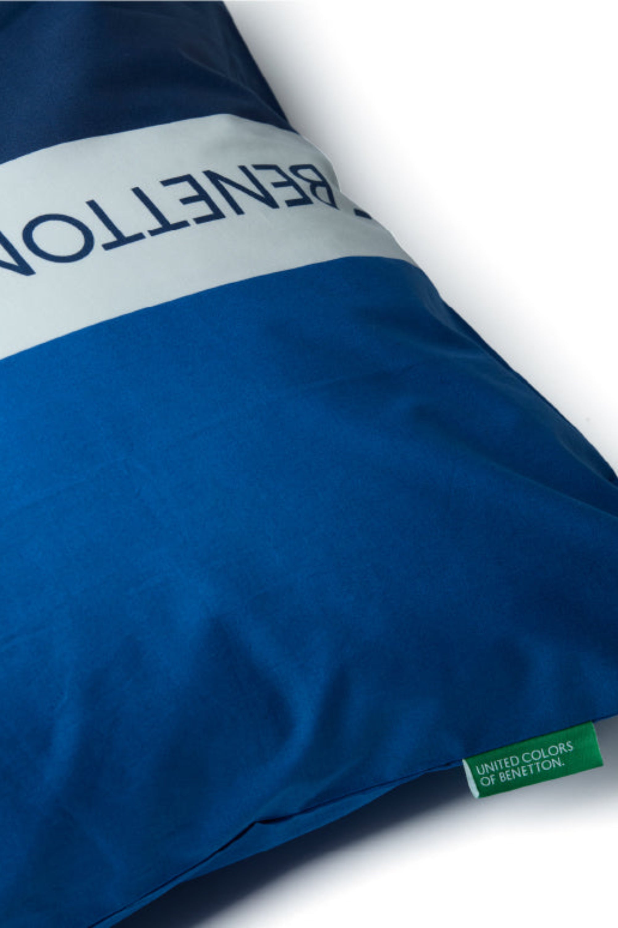Exclusive Benetton ,סט מצעים יחיד 90/200 - דו-צדדיים -נייבי/כחול