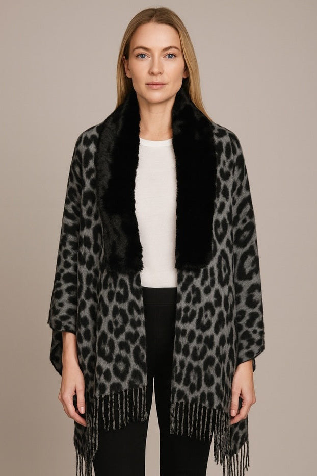 עליונית מנומרת - אפור