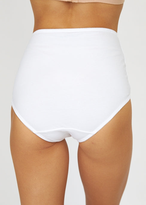 SHAPER MAXI WITH LACE - לבן