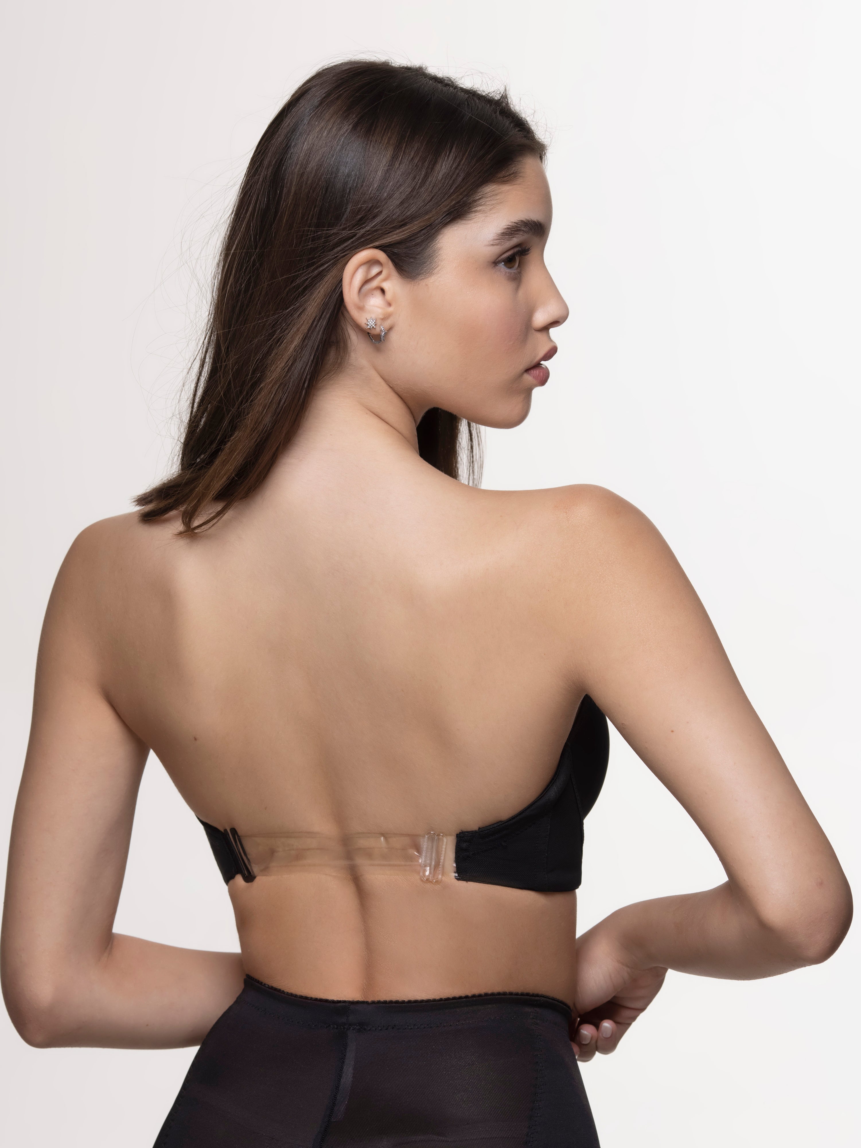 strapless back silicon חזיית סטרפלס מרופדת